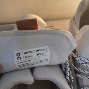 On Running White Athletic Shoes